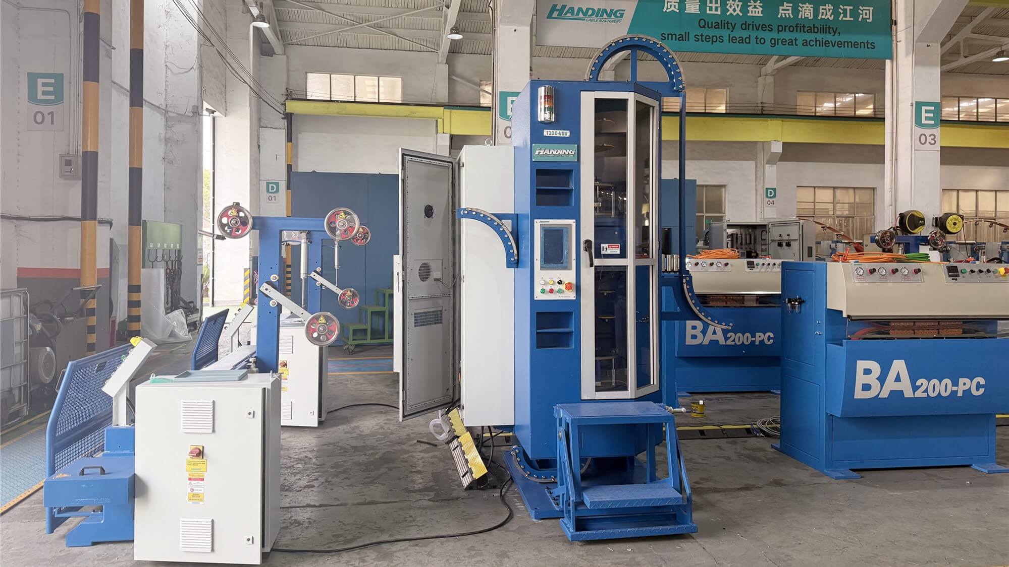 汉鼎立式双层包纸机：为高性能线缆制造提供高速绕包解决方案